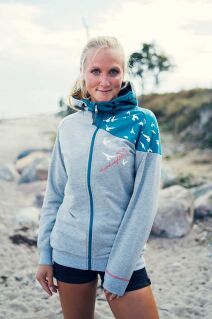 Women Zip Hood Sweat | Wind