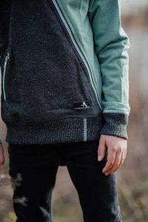 Kids Zip Hood Sweat | Schräglage