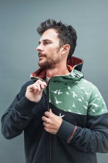 Men Zip Hood Sweat | Wind
