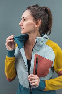 Women Zip Hood Sweat | Leuchtfeuer Tricolor