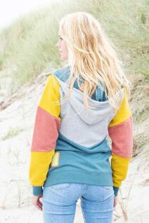 Women Zip Hood Sweat | Leuchtfeuer Tricolor