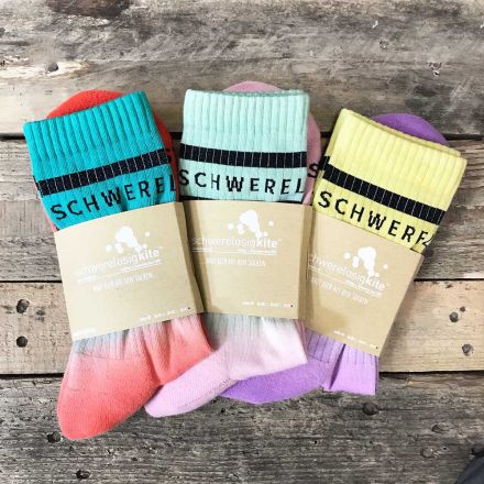 SWLK Socks Dip Dye | YELLOW PURPLE