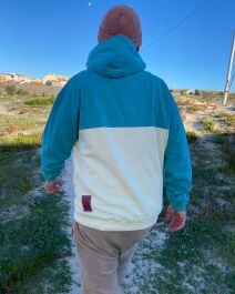 Unisex Half Zip Hood Sweat