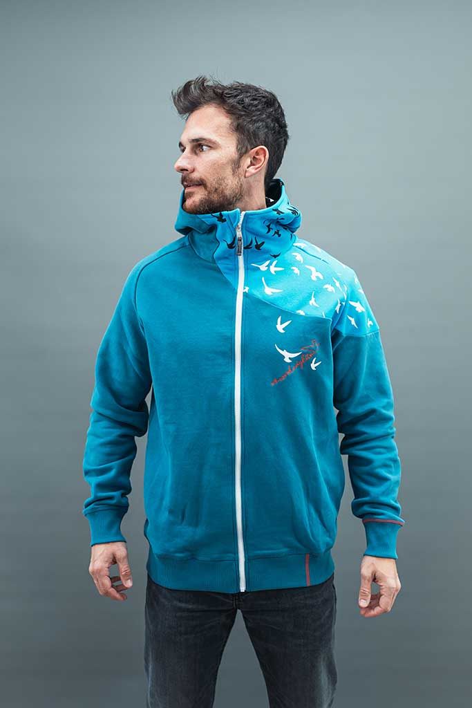 Men Zip Hood Sweat | Wind M