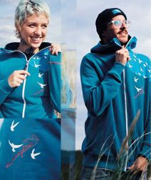 Men Zip Hood Sweat | Wind M