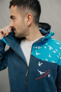 Men Zip Hood Sweat | Wind XXL