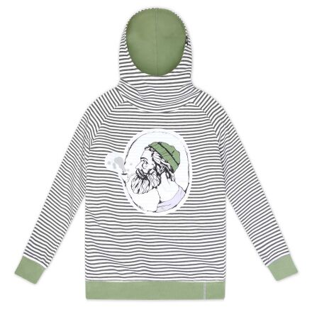 Unisex Hood Sweat Seebär, grün