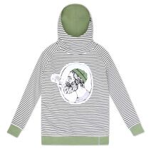 Unisex Hood Sweat Seebär, grün