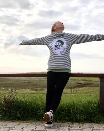 Unisex Hood Sweat Seebär, grün