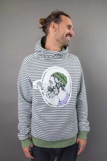 Unisex Hood Sweat Seebär, grün