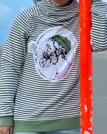 Unisex Hood Sweat Seebär, grün