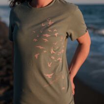 Unisex Shirt Wind, grün