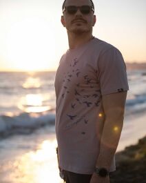 Unisex Shirt Wind, lachs