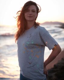 Unisex Shirt Wind, grau