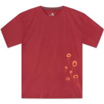 Unisex Shirt Qualle, dunkelrot
