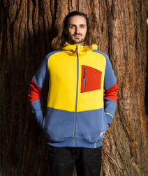Unisex Zip Hood Sweat  Retro
