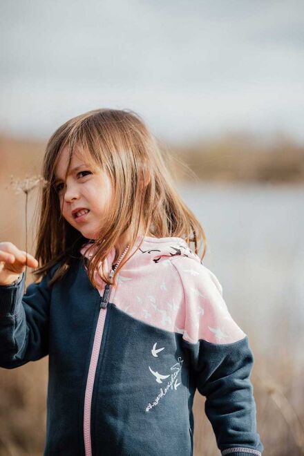 Kids Zip Hood Sweat | Wind, rose